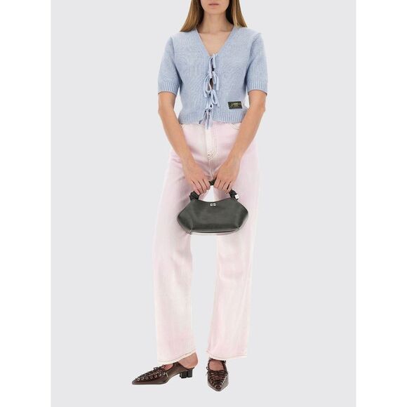 Ganni Sweater Woman Sky Blue